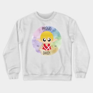 Proud to be Danish (Sleepy Forest Creatures) Crewneck Sweatshirt